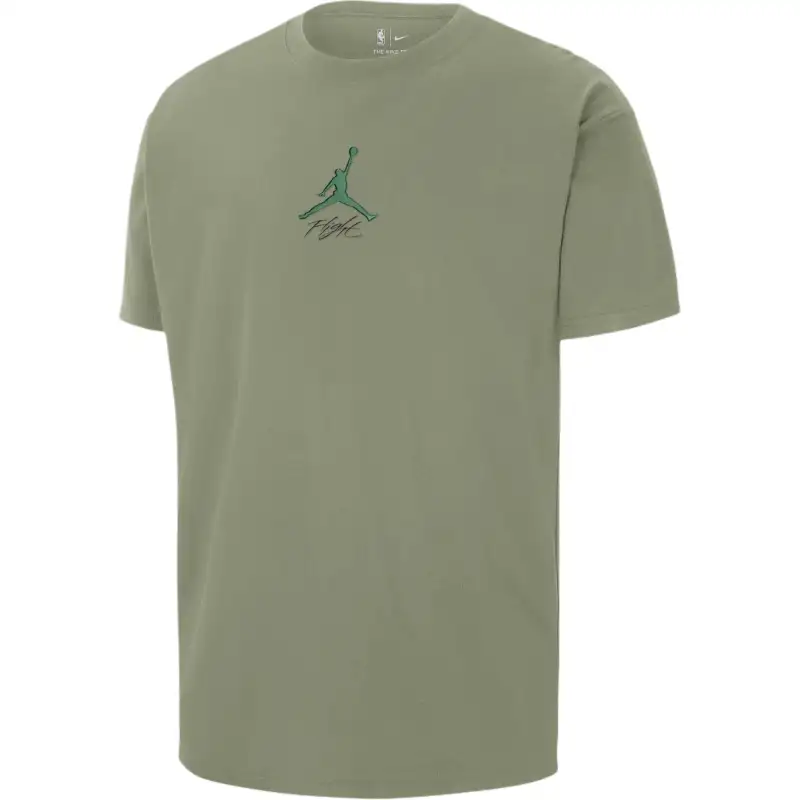 Jordan x NBA T Shirt Men's Oil Green