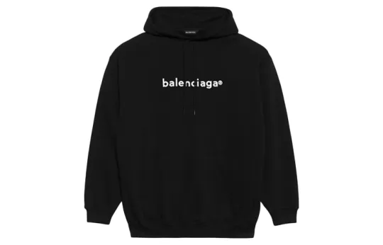 Balenciaga Mens New Copyright Medium Fit Hoodie