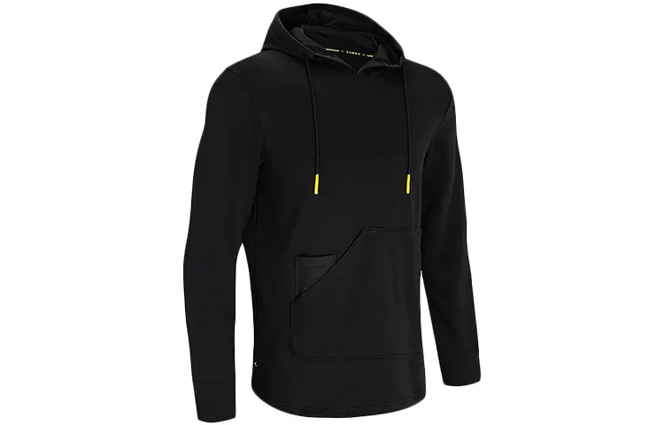 Under Armour Sweatshirts Men's Black Hooded Moderate Regular