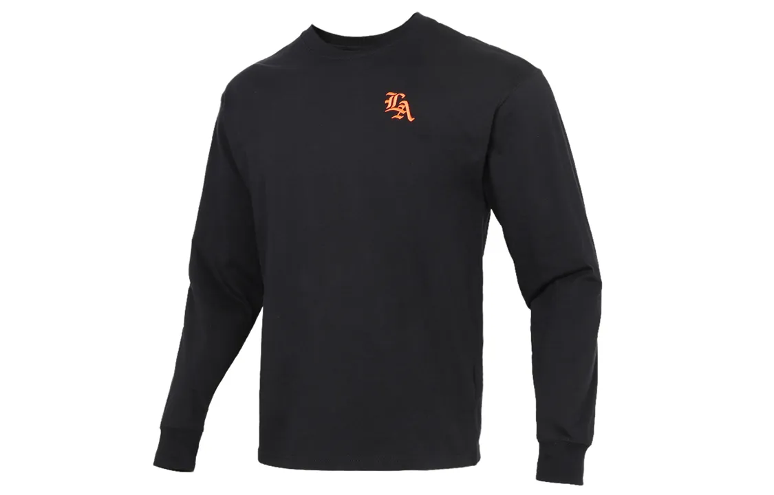 Nike Sweatshirts Men's Black Crew Neck Moderate Regular