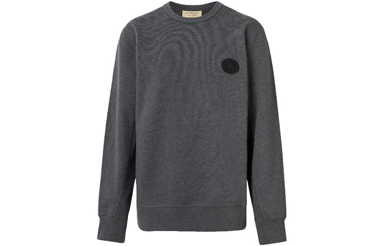 Burberry Sweatshirts Men's Gray Crew Neck Moderate Other
