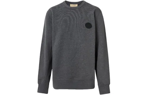 Burberry Sweatshirts Men's Gray Crew Neck Moderate Other