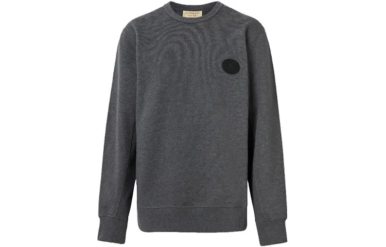 Burberry Sweatshirts Men's Gray Crew Neck Moderate Other