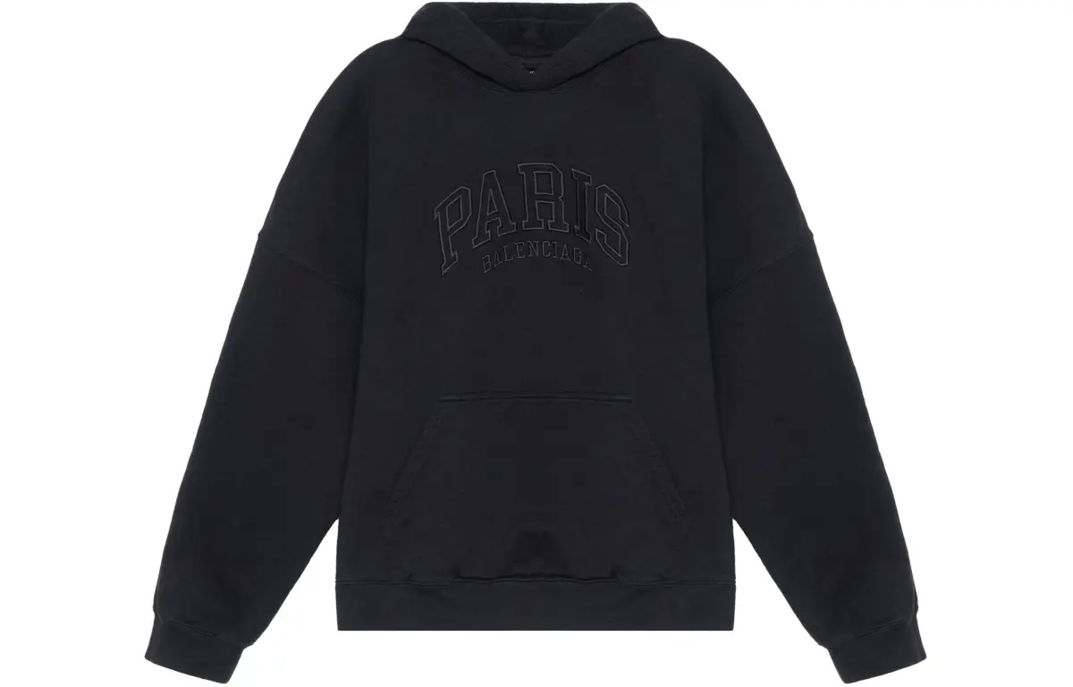 Balenciaga SS23 Sweatshirt Loose Fit Unisex Black