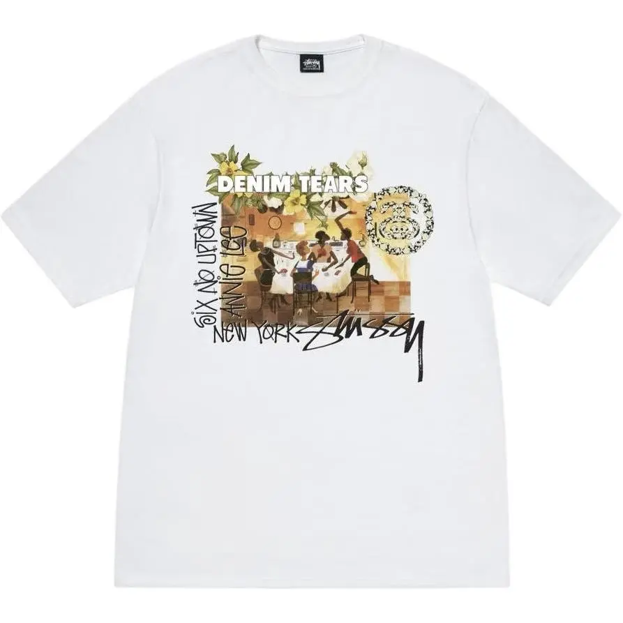 Stussy x Denim Tears Annie Lee printed T-shirt