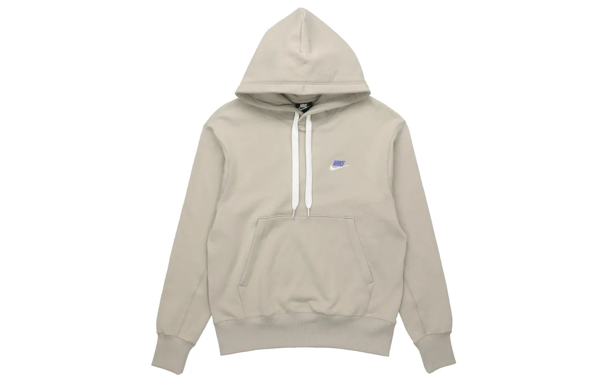 Nike Sweatshirts Men's Stone Color Hooded Moderate Regular