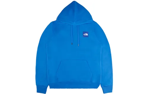 THE NORTH FACE Sweatshirts Men's Clear Blue Hooded Thickened Regular