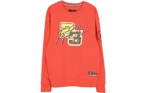 Jordan Sport Sweatshirts Men's Pepper Red Crew Neck Moderate Regular