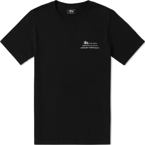 Stussy x HARUMI YAMAGUCHI T Shirt Men's Black