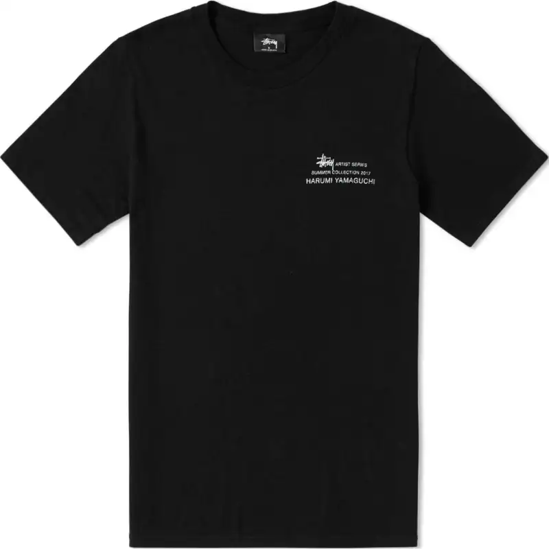 Stussy x HARUMI YAMAGUCHI T Shirt Men's Black