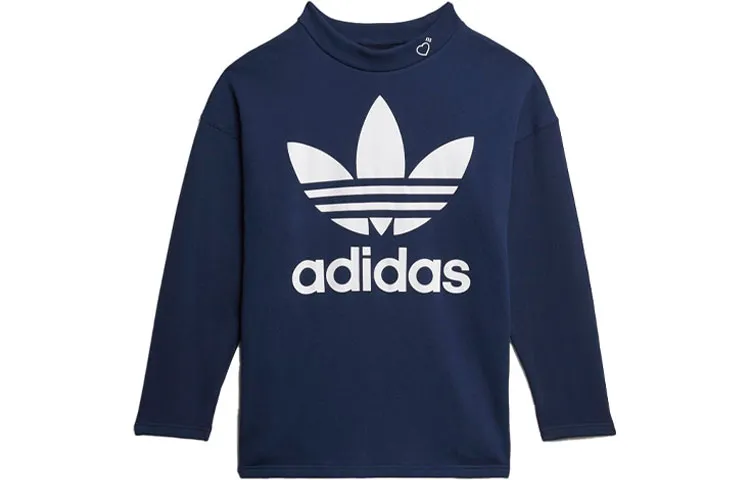 Adidas Originals X HUMAN MADE HUMAN MADE Sweatshirts Men's College Navy Crew Neck Moderate Regular