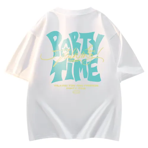 TALKING TOM T Shirts Unisex Crew Neck Moderate Straight Fit