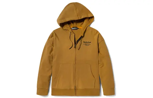 Timberland Sweatshirts Men's Wheat Hooded Moderate Cardigan