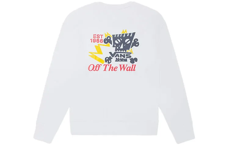 Vans Sweatshirts Unisex White Crew Neck Moderate