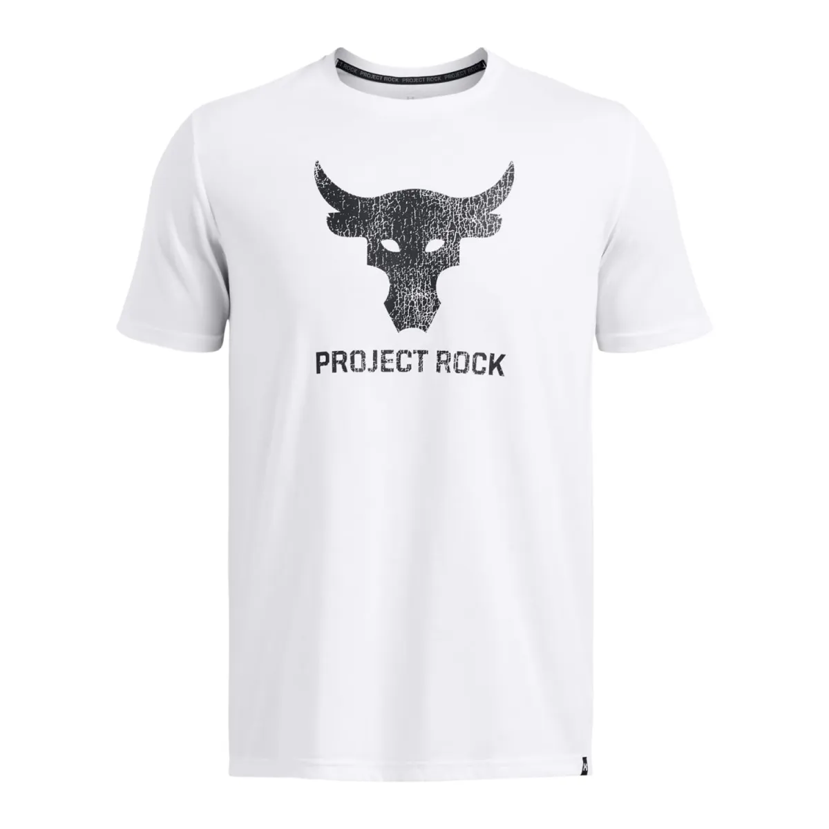 Under Armour Project Rock Payoff Graphic Short Sleeve T Shirt Men's White