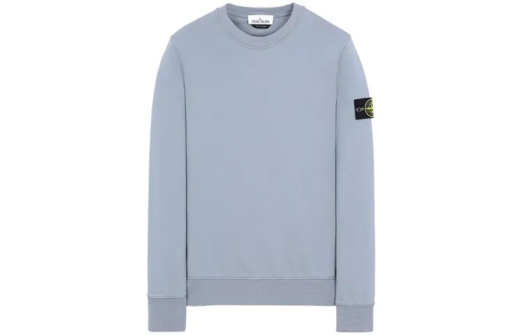 STONE ISLAND Sweatshirts Men's Pink/Blue Crew Neck Moderate Regular