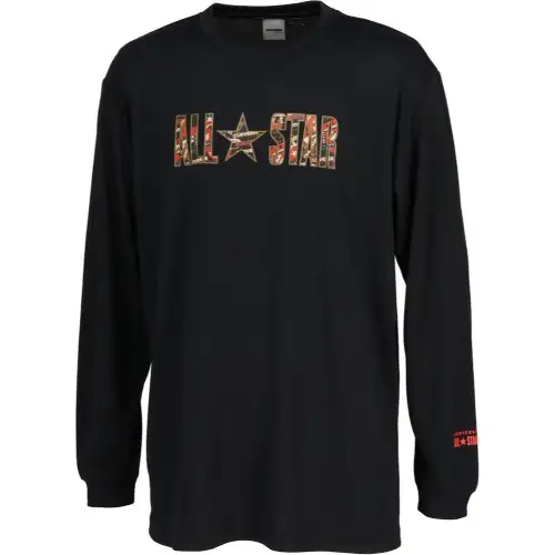Converse T Shirts Unisex Black Crew Neck