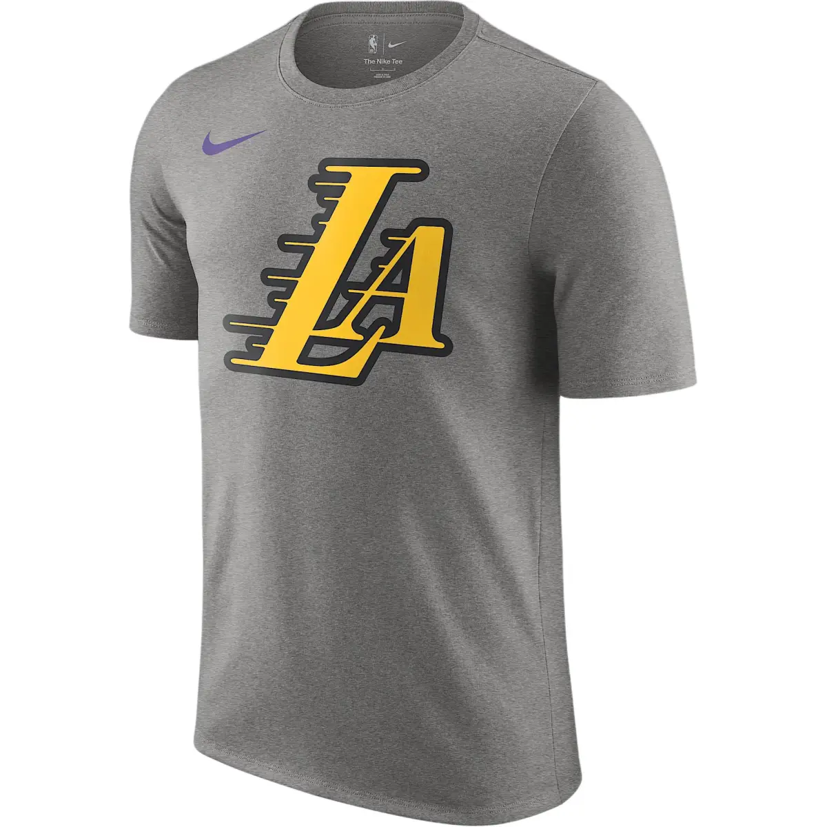 Nike x NBA Los Angeles Lakers FW24 Essential City Edition T Shirt Men's Dark Gray Mixed Color