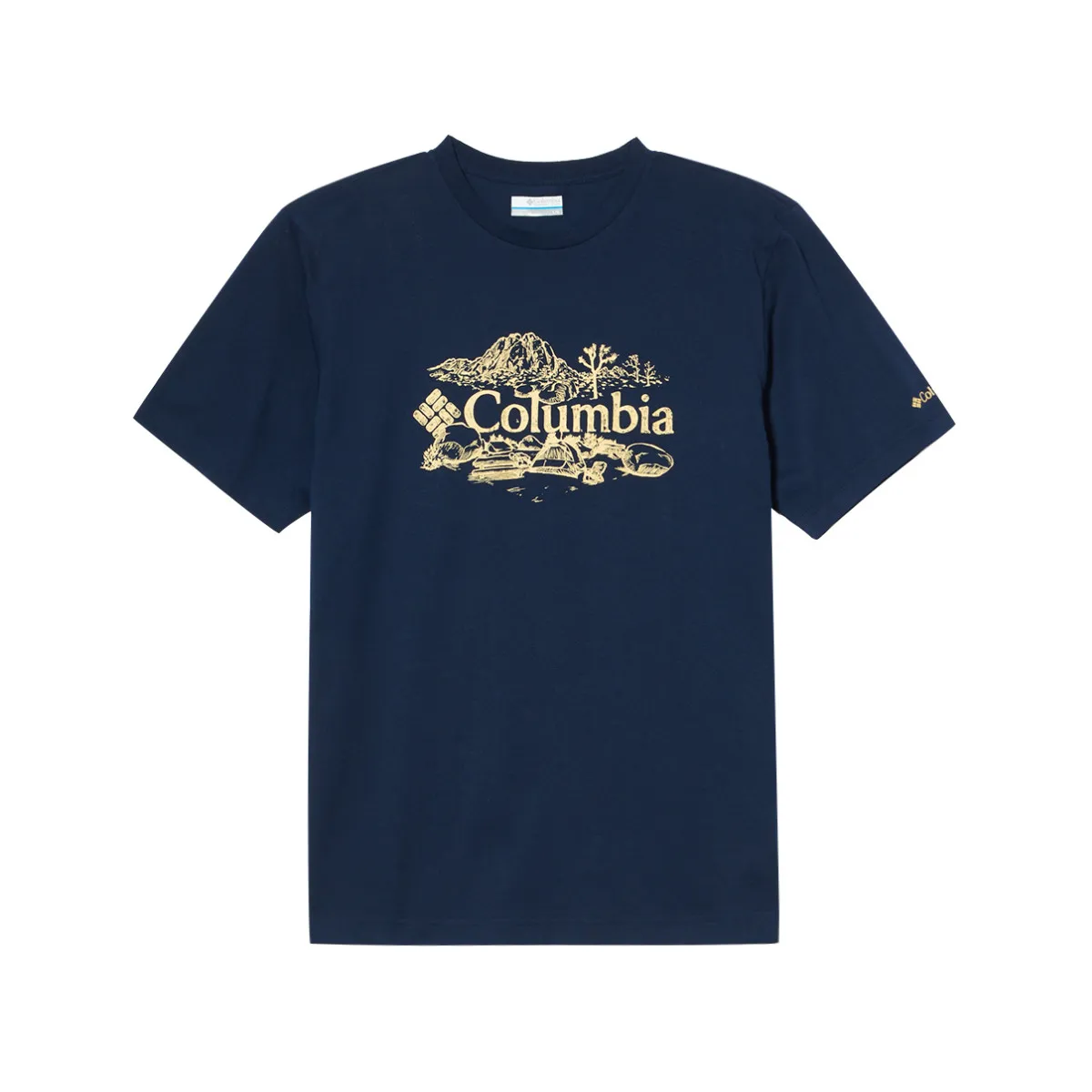 Columbia T Shirt Men's Navy Blue