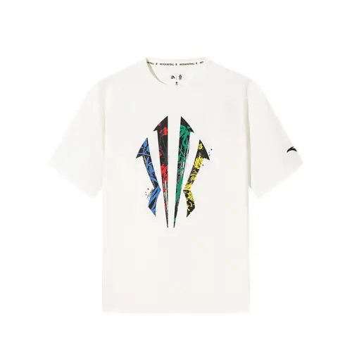 Anta T Shirt Unisex Vanilla White