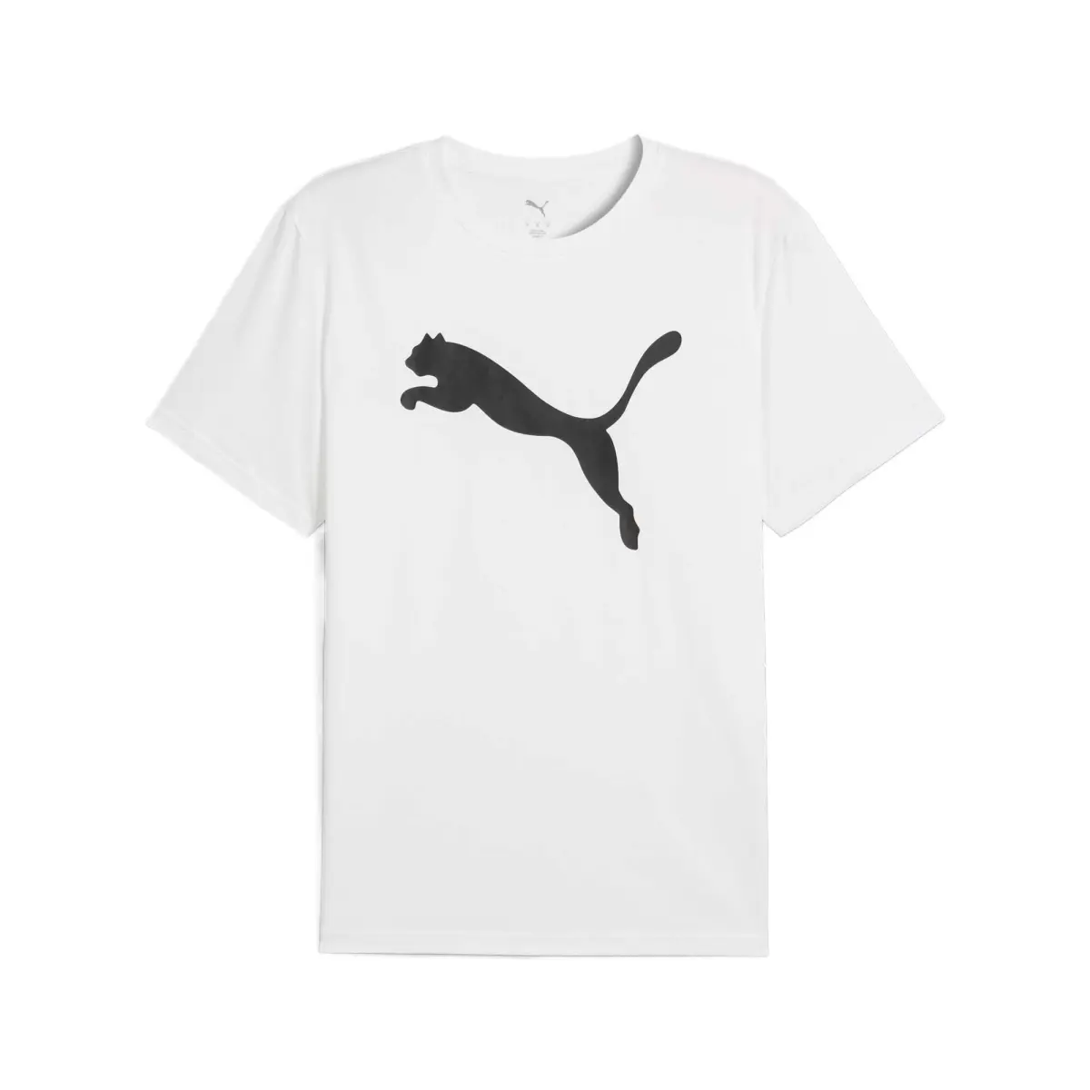 PUMA T-Shirts Men's White Crew Neck Moderate