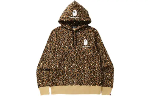 A BATHING APE Leopard Pullover Hoodie