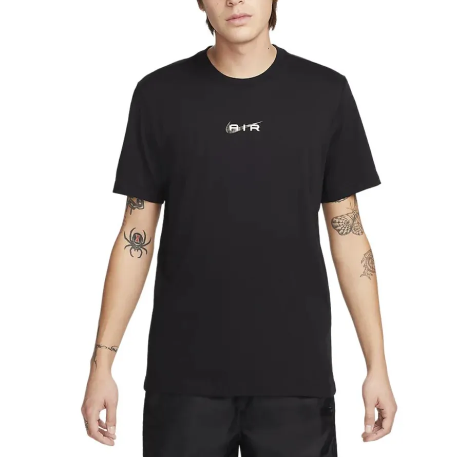 Nike T-Shirts Men's Black Crew Neck Moderate