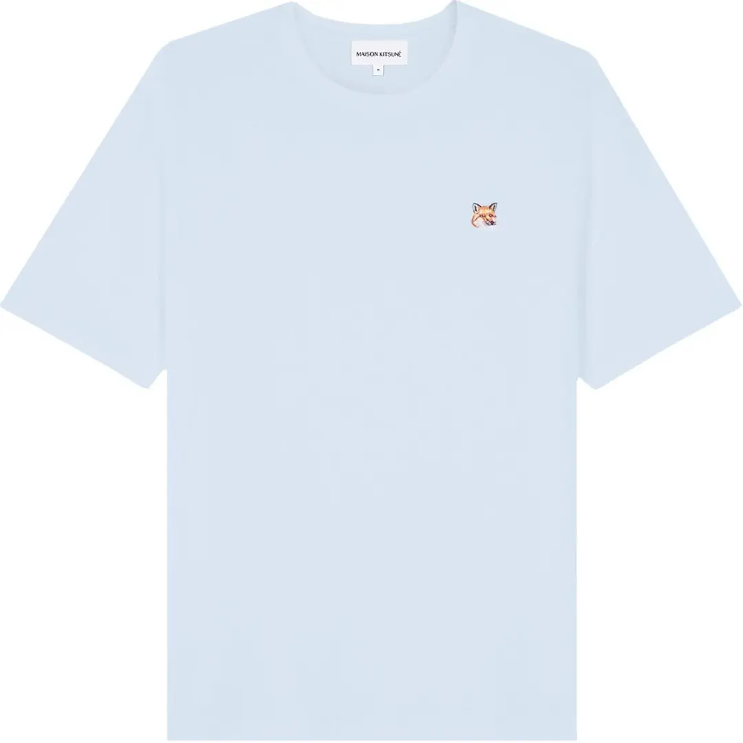 Maison Kitsuné Fox Head Patch Crewneck T Shirt