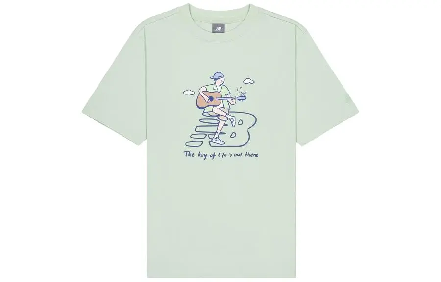 New Balance SS24 T Shirt Unisex Green