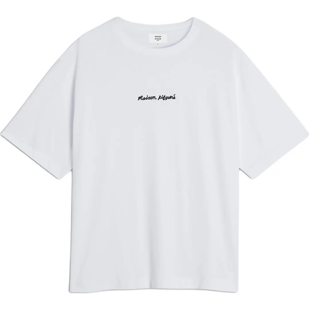 Maison Kitsuné Line Handwriting Oversized T Shirt