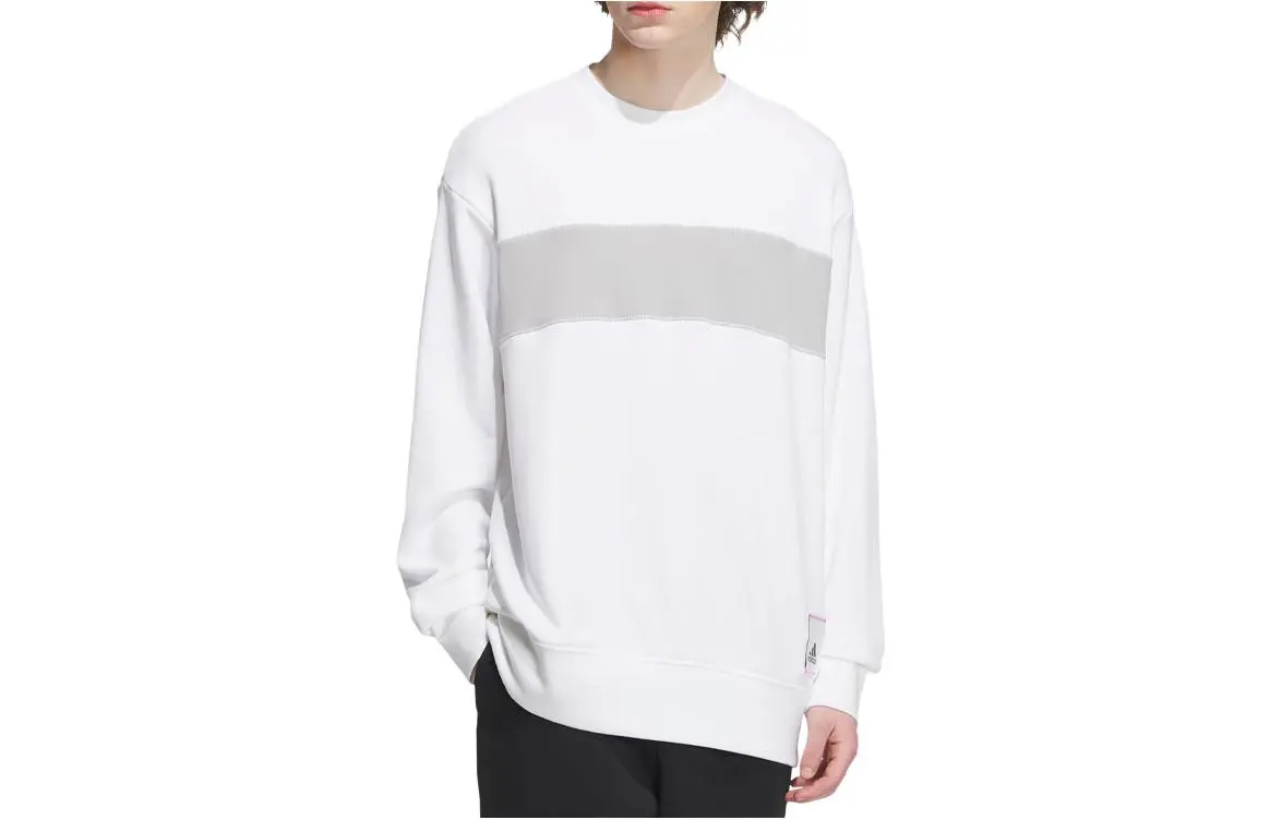 Adidas Sweatshirts Unisex White Crew Neck Moderate Other