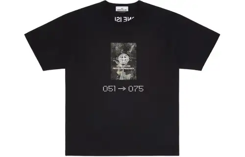 STONE ISLAND T Shirt Unisex Black