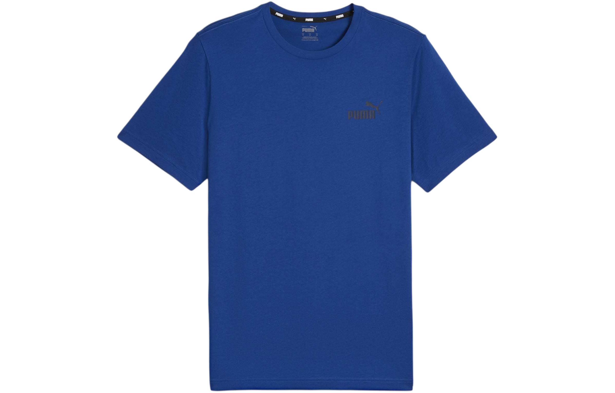 PUMA Essentials Small Logo Men's Tee T Shirt Men's Royal Blue