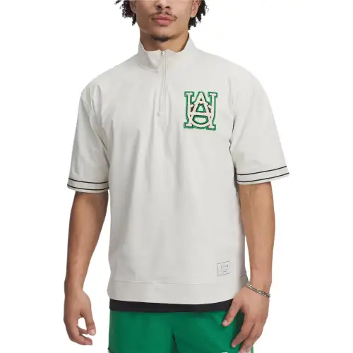 Under Armour T Shirt Men's Stone Color/Black/Kelly Green Team