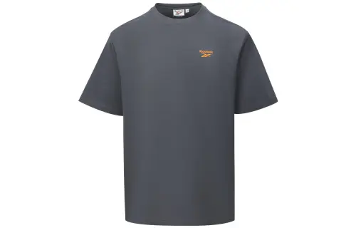Reebok T Shirt Unisex Charcoal Black