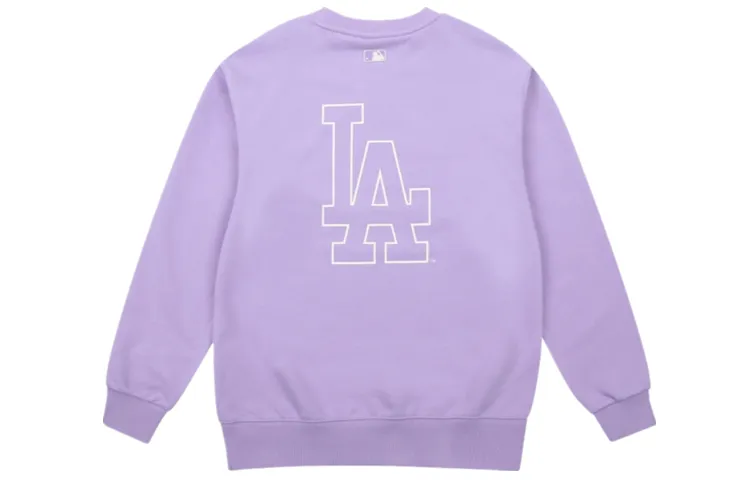 MLB Los Angeles Dodgers Sweatshirt Unisex Light Purple