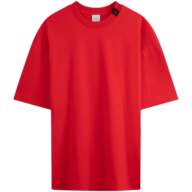 CALVIN KLEIN Spring Festival Red Product T-Shirt Men's