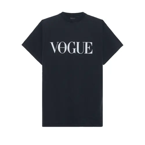 Balenciaga T Shirt Regular Fit Unisex Black