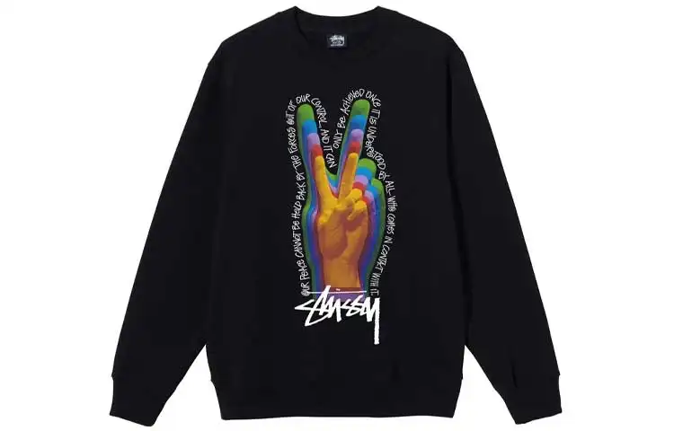 Stussy Sweatshirts Unisex Crew Neck Moderate Regular