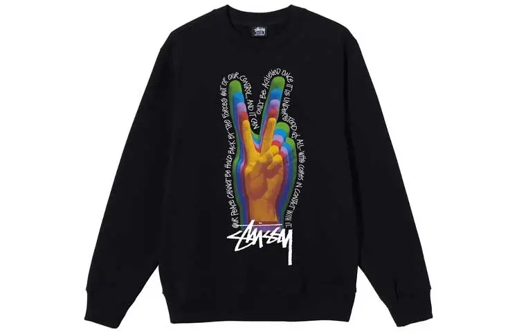 Stussy Sweatshirts Unisex Crew Neck Moderate Straight Fit