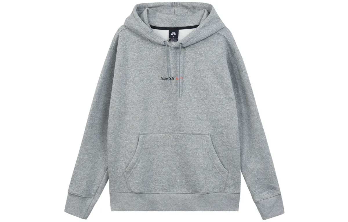 Nike Sweatshirts Men's Dark Heather Gray Hooded Moderate Regular