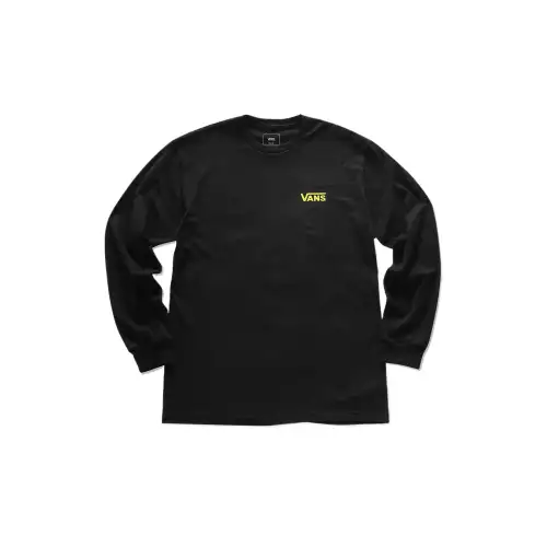 Vans T Shirts Men's Black Crew Neck Moderate