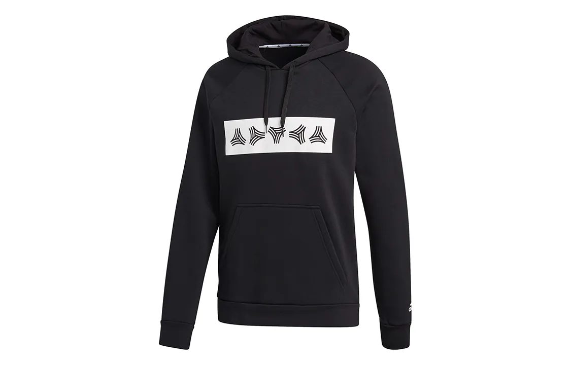 Adidas Sweatshirts Men's Black Hooded Moderate Regular
