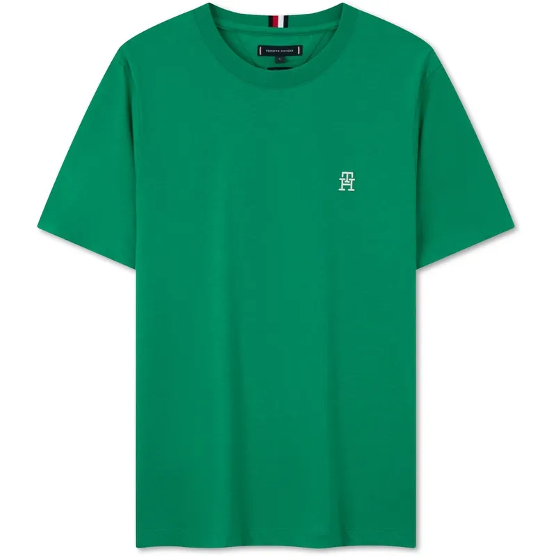 Tommy Hilfiger Th Monogram embroidered T shirt