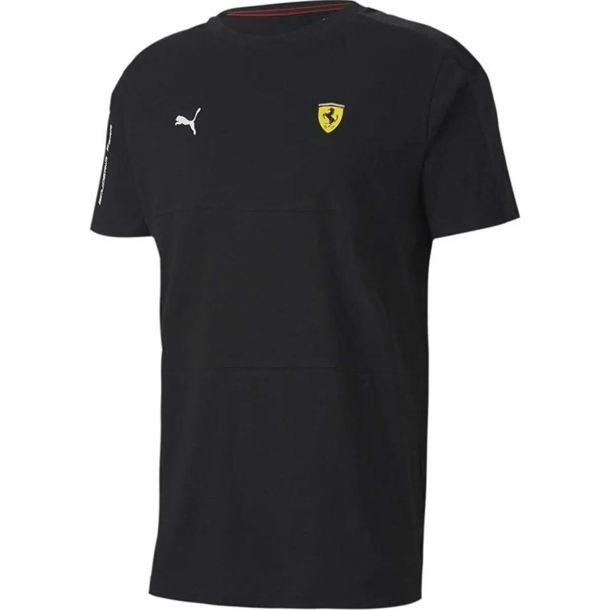 PUMA T-Shirts Men's Black Crew Neck