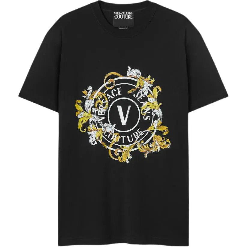 Versace Jeans Couture Baroque Logo T-Shirt