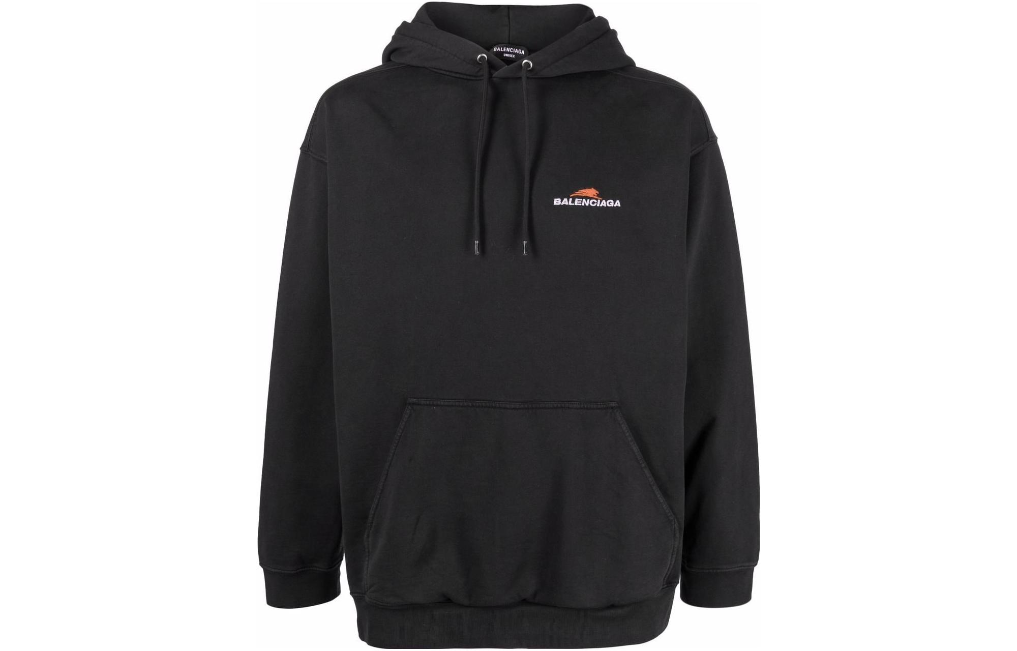 Худи Balenciaga SS23 Logo (черное)