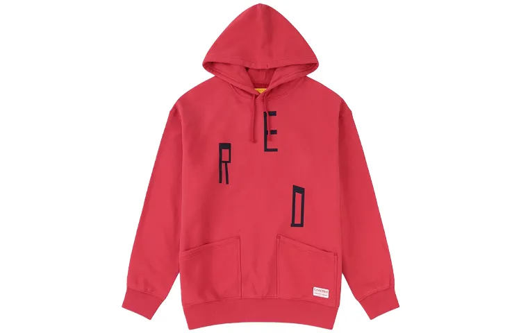 Levi's Sweatshirts Men's Red Hooded Moderate Regular