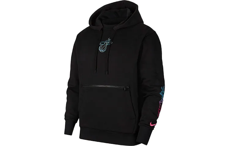 Nike Sweatshirts Men's Black Hooded Moderate Regular