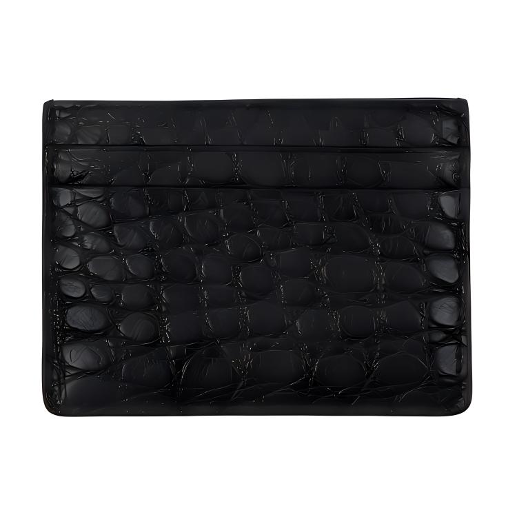 Burberry Brand Logo Leather Card Holder, Wallet Men's Black